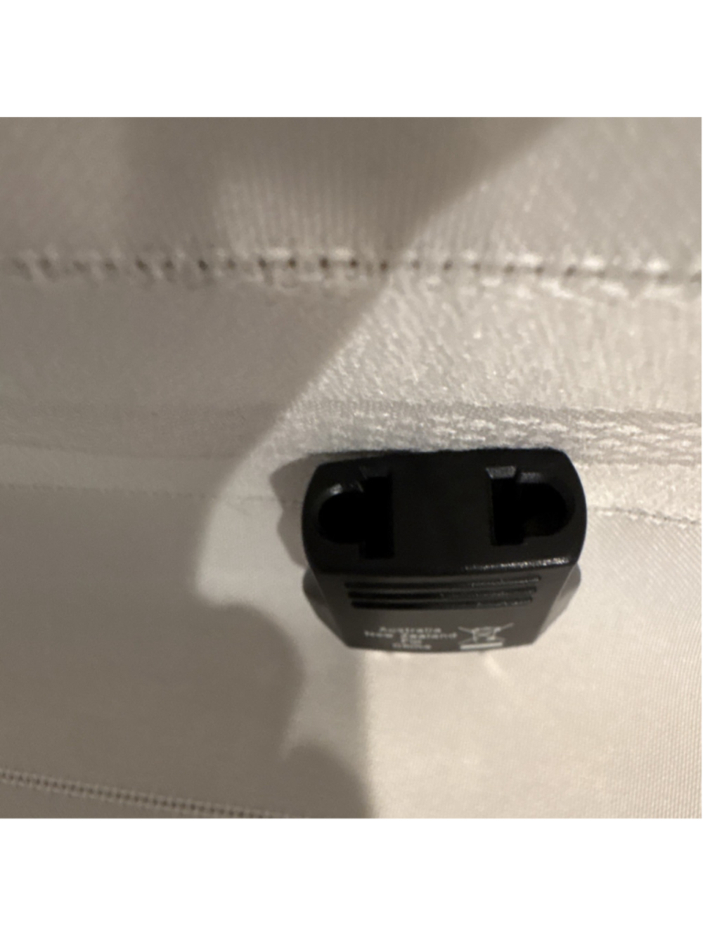 Black Plug Adapter US to Australia/New Zealand Travel Plug, 1 Outlet